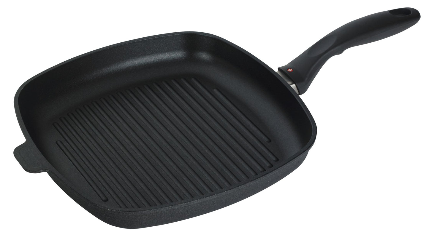 Swiss Diamond XD Induction Grill Frypan 28cm non-stick premium grill pan for healthy cooking